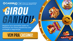 Jogou, ganhou, sacou! vem pro cassino!