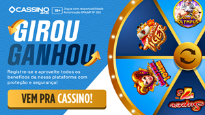 Jogou, ganhou, sacou! vem pro cassino!